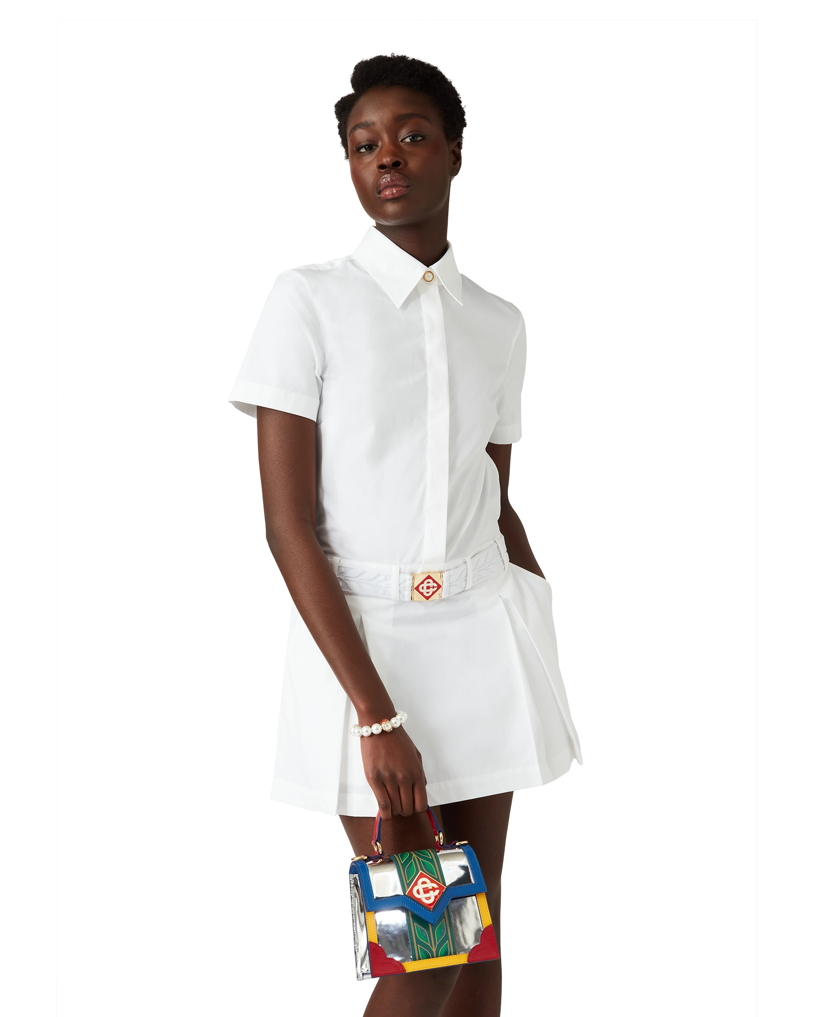 Pleated Tennis Mini Dress - 图片 4