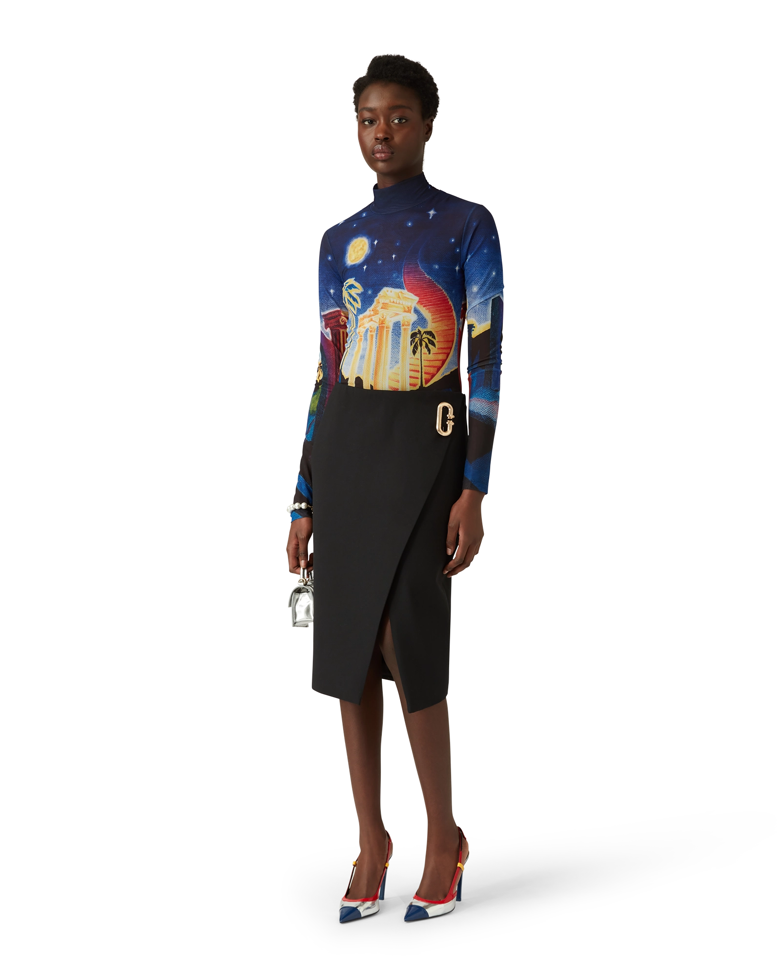 Tailored Wrap Skirt - 图片 2