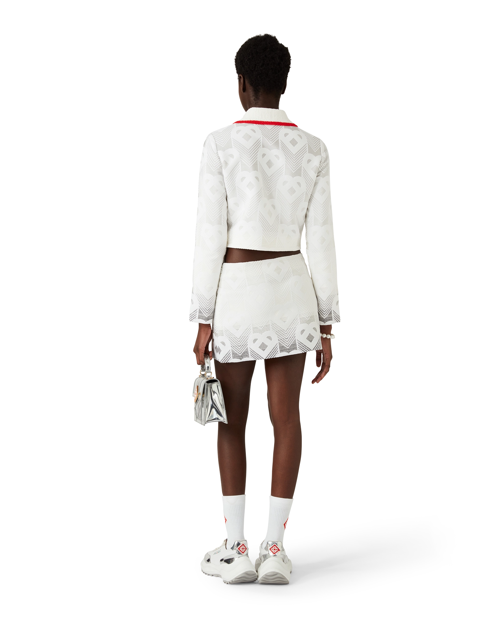 Gradient Heart Monogram Towelling Jacket - 图片 3