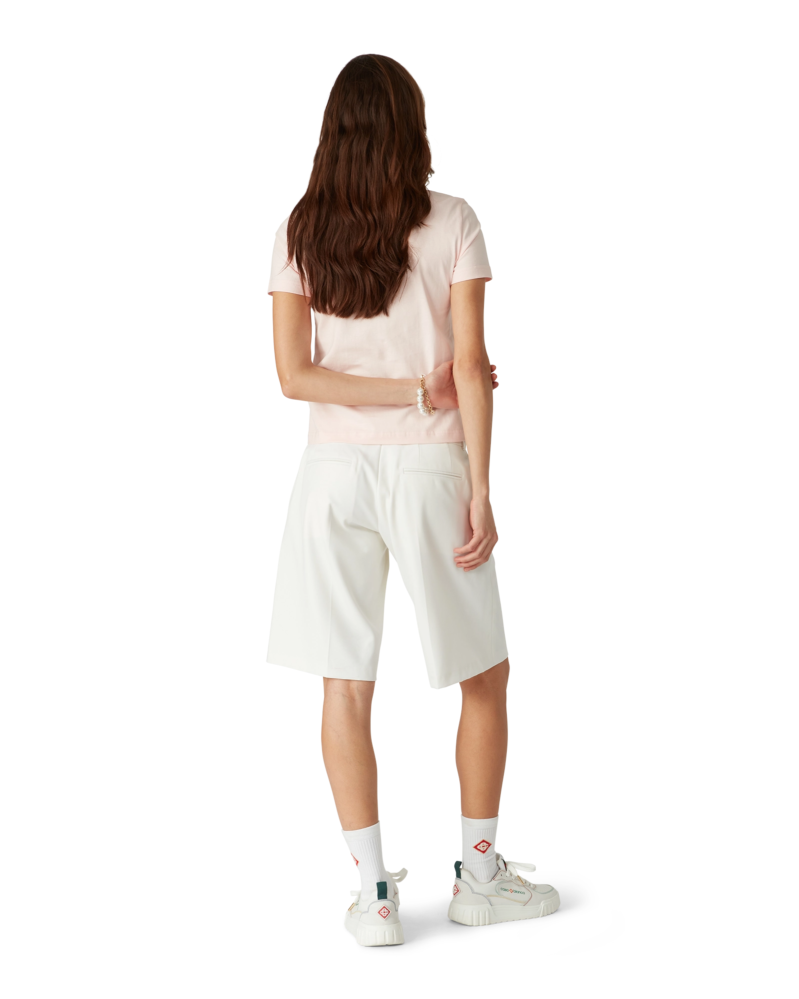 Diamond Short Sleeve Column T-Shirt - 图片 3