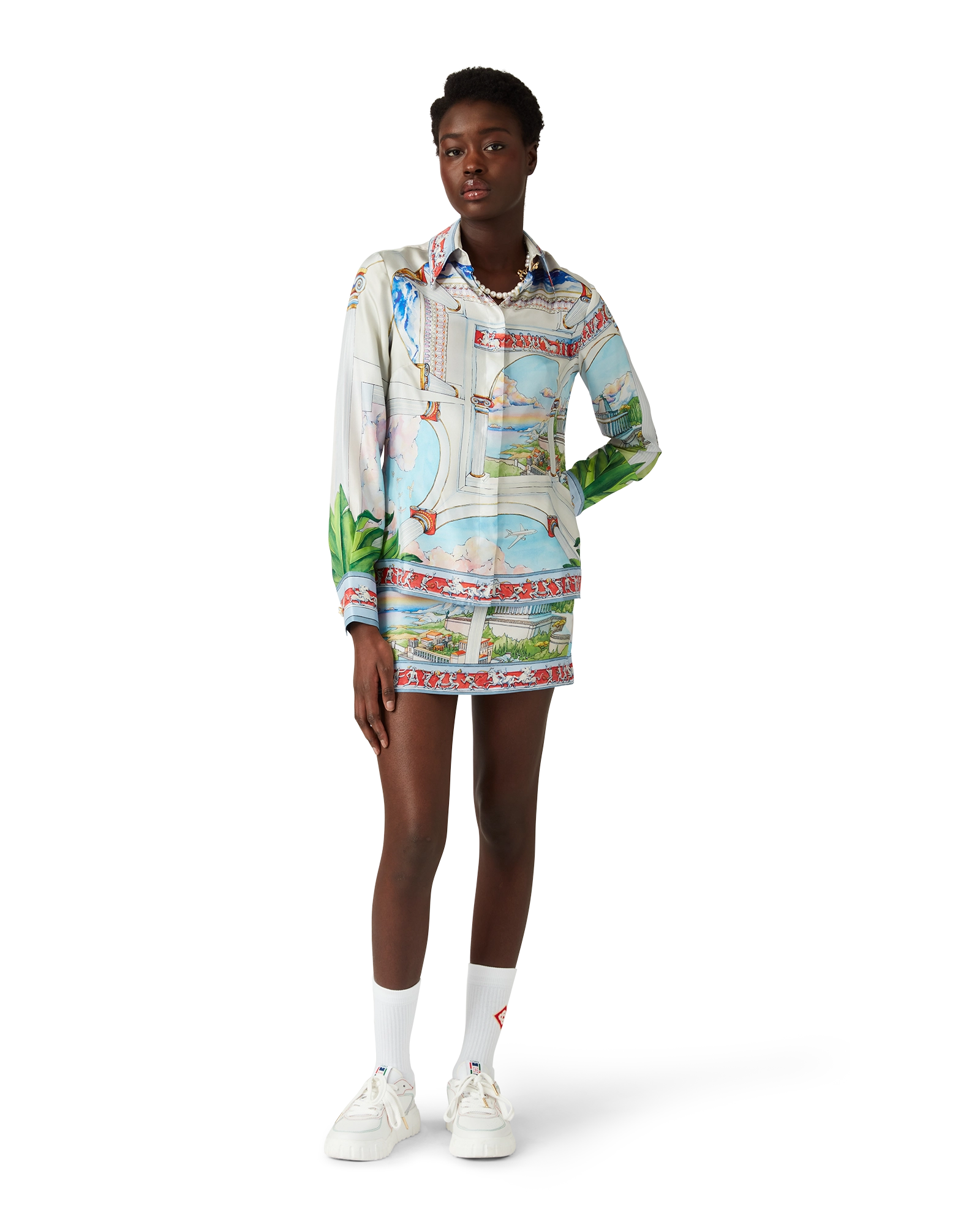 Le Passage Silk Mini Skirt - 图片 2