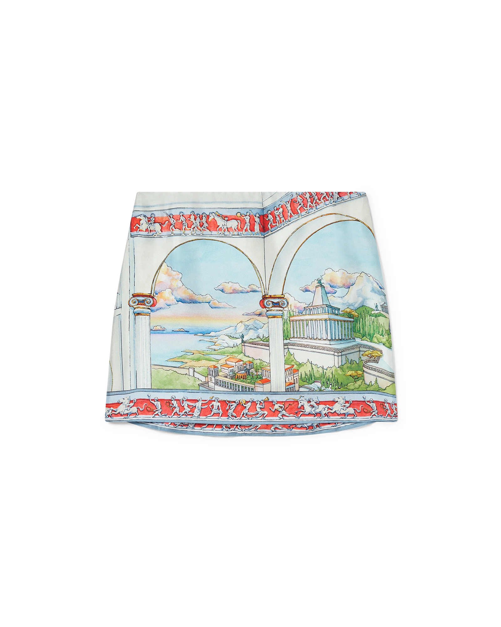 Le Passage Silk Mini Skirt