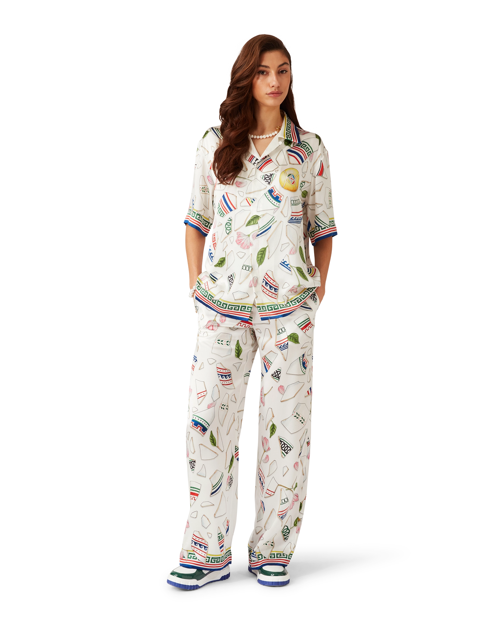 Le Vase Brise Silk Trousers - 图片 2