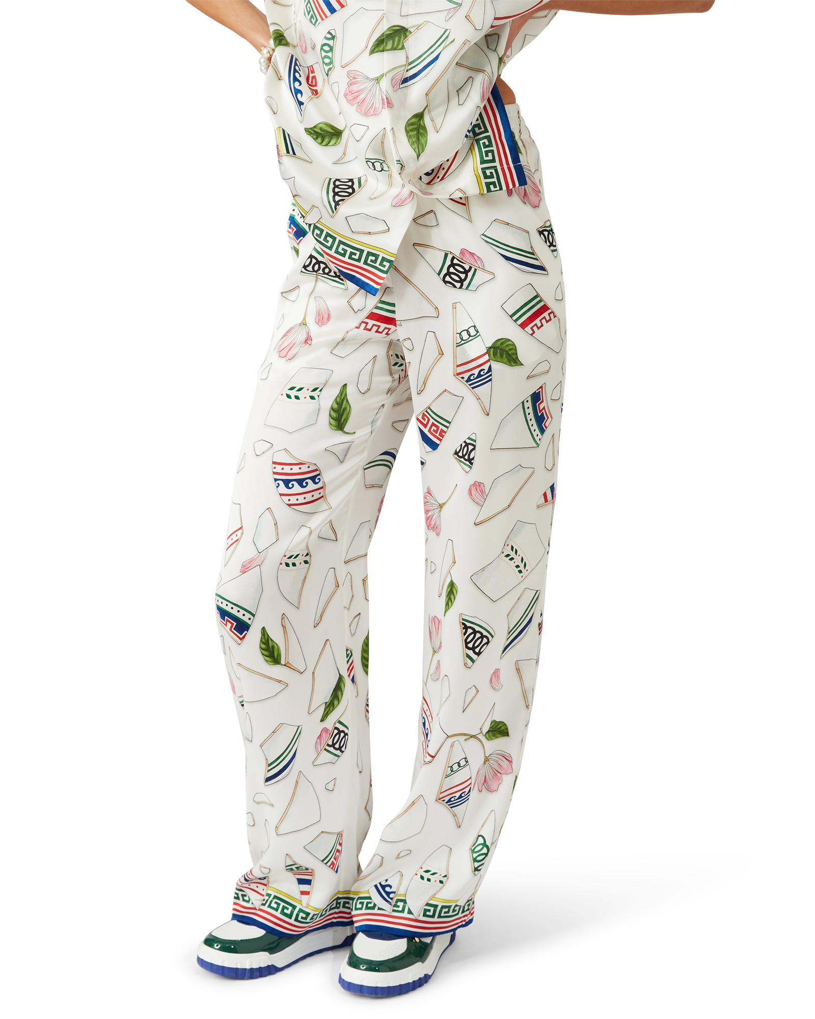 Le Vase Brise Silk Trousers - 图片 4