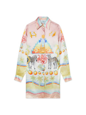 L'Arbre De Vie Button Through Dress