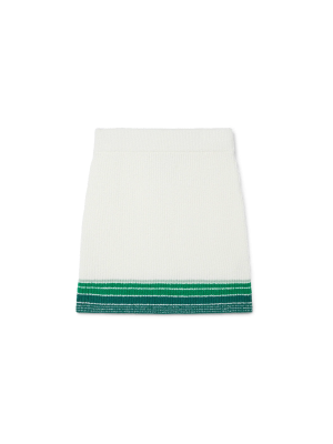 Boucle Knit Mini Skirt