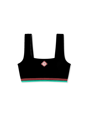 Seamless Ribbed Cycling Top