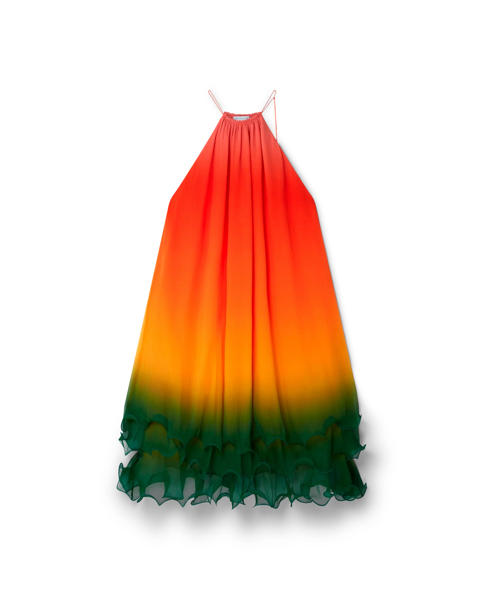 Rainbow Gradient Cocktail Dress