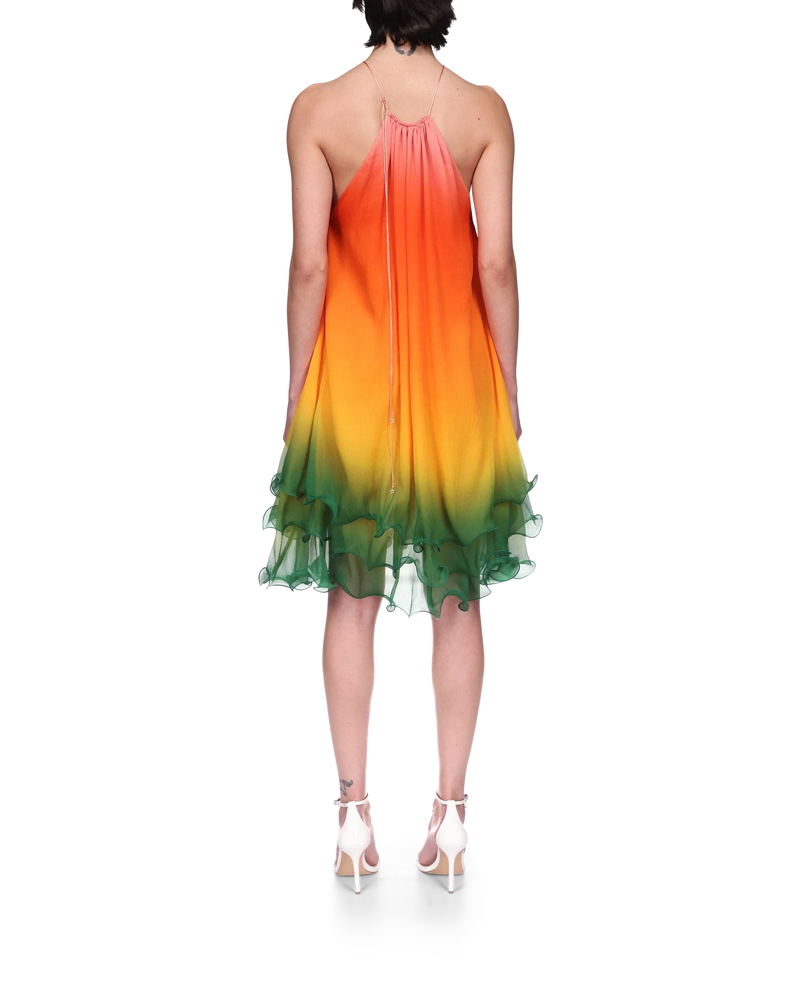 Rainbow Gradient Cocktail Dress - 图片 4
