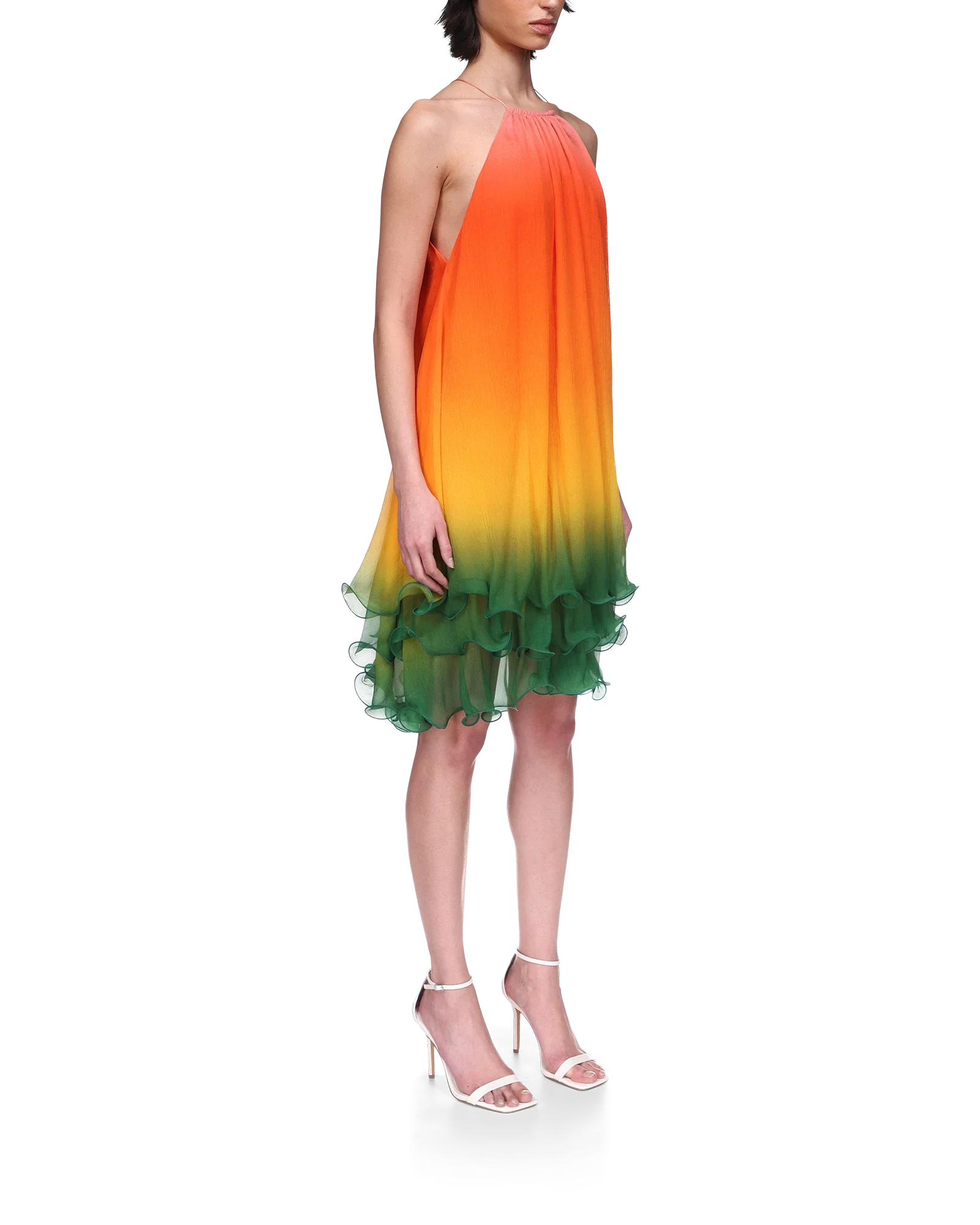 Rainbow Gradient Cocktail Dress - 图片 5