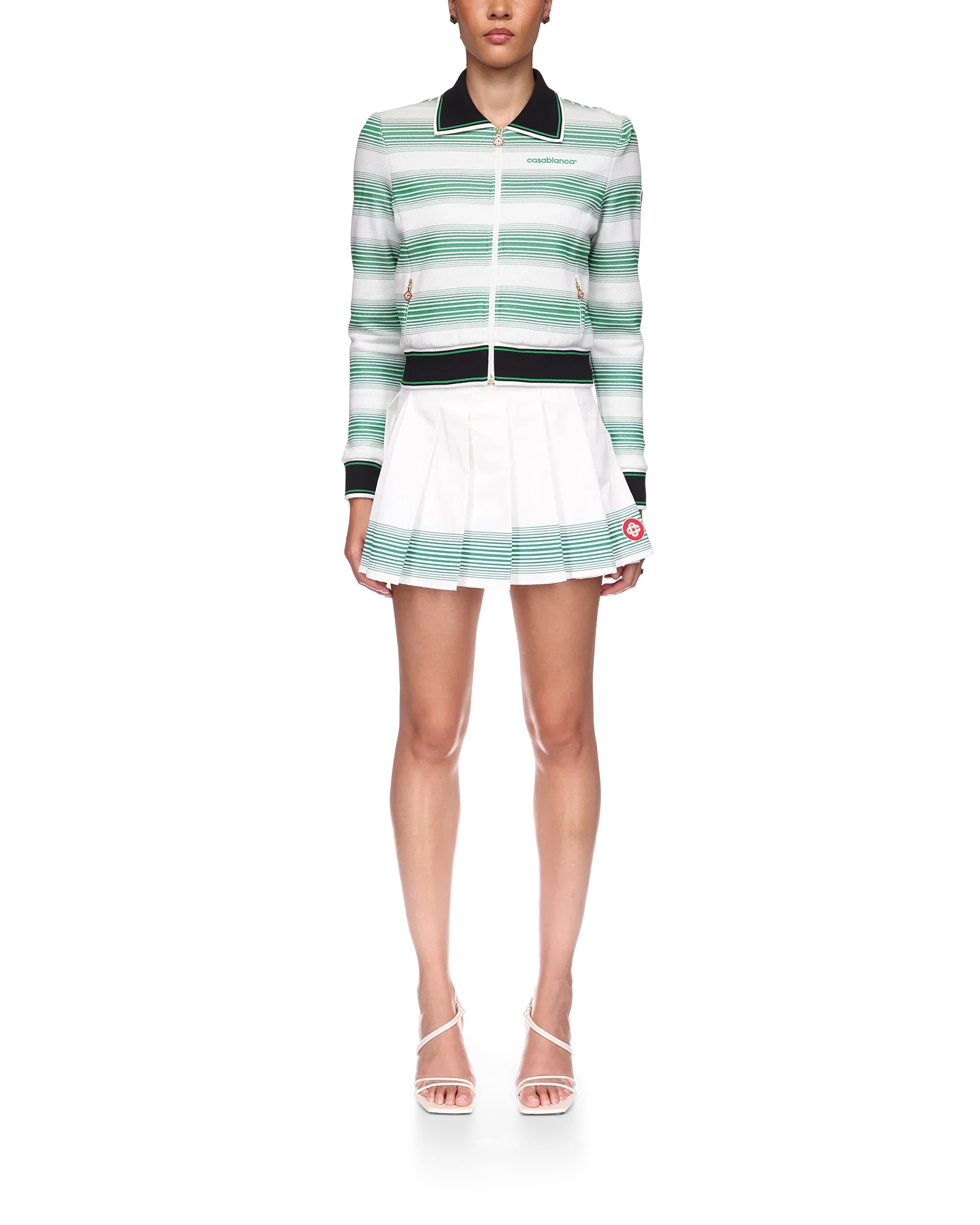 Striped Track Jacket - 图片 2