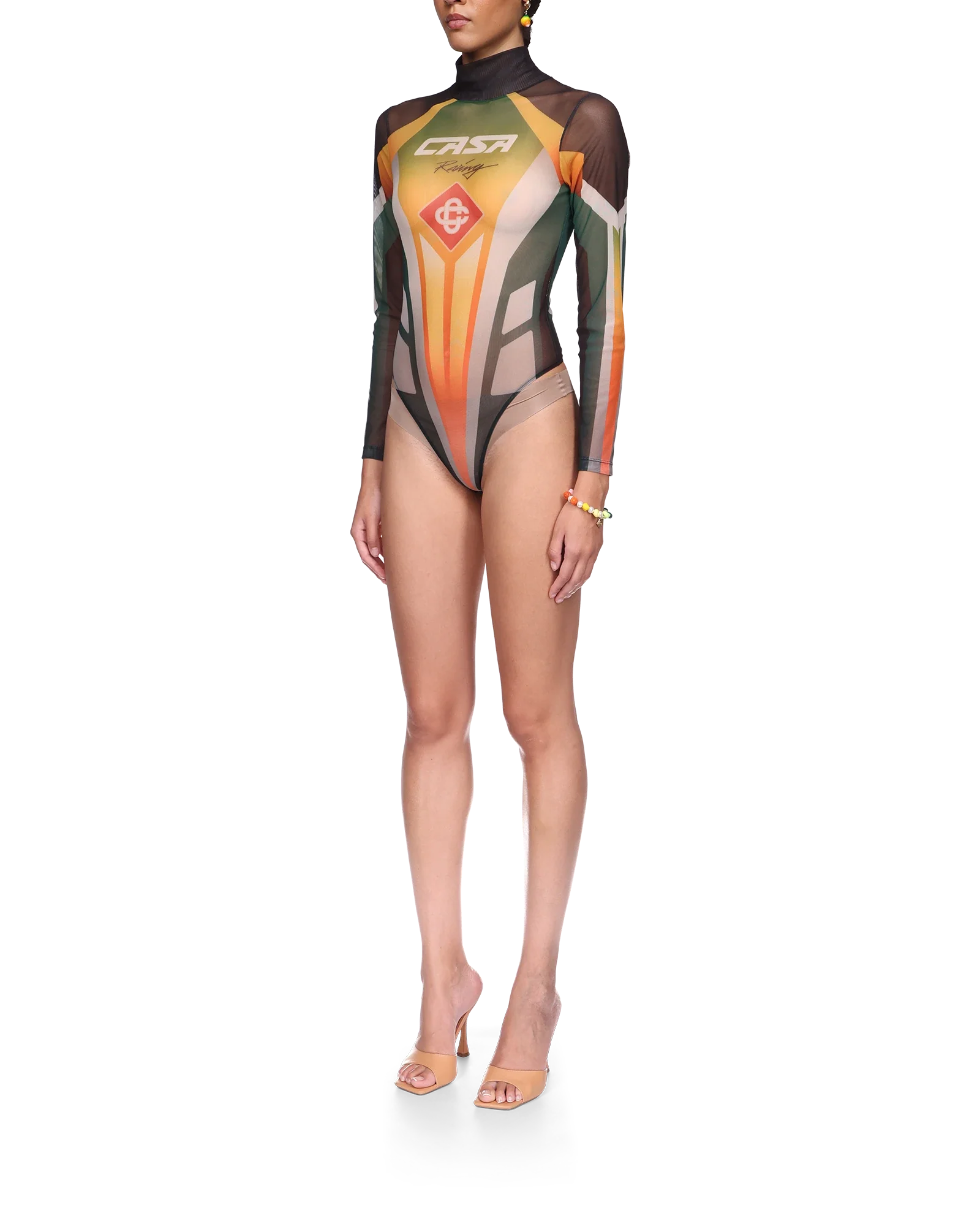 Casa Racing Mesh Bodysuit - 图片 3