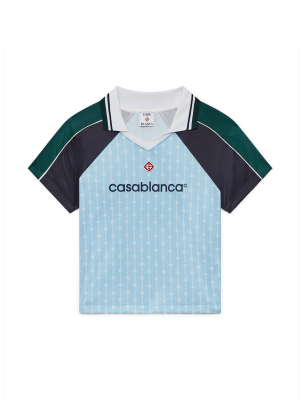 Pinstripe Laurel Football Short Sleeve Shirt