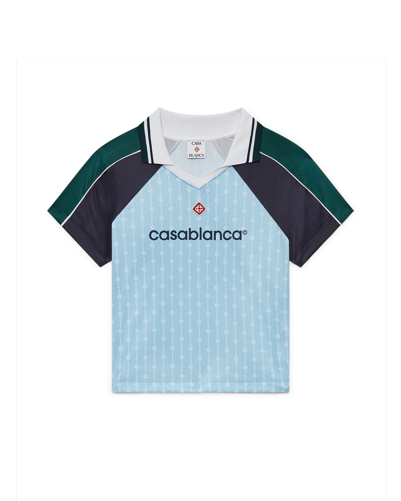 Pinstripe Laurel Football Short Sleeve Shirt