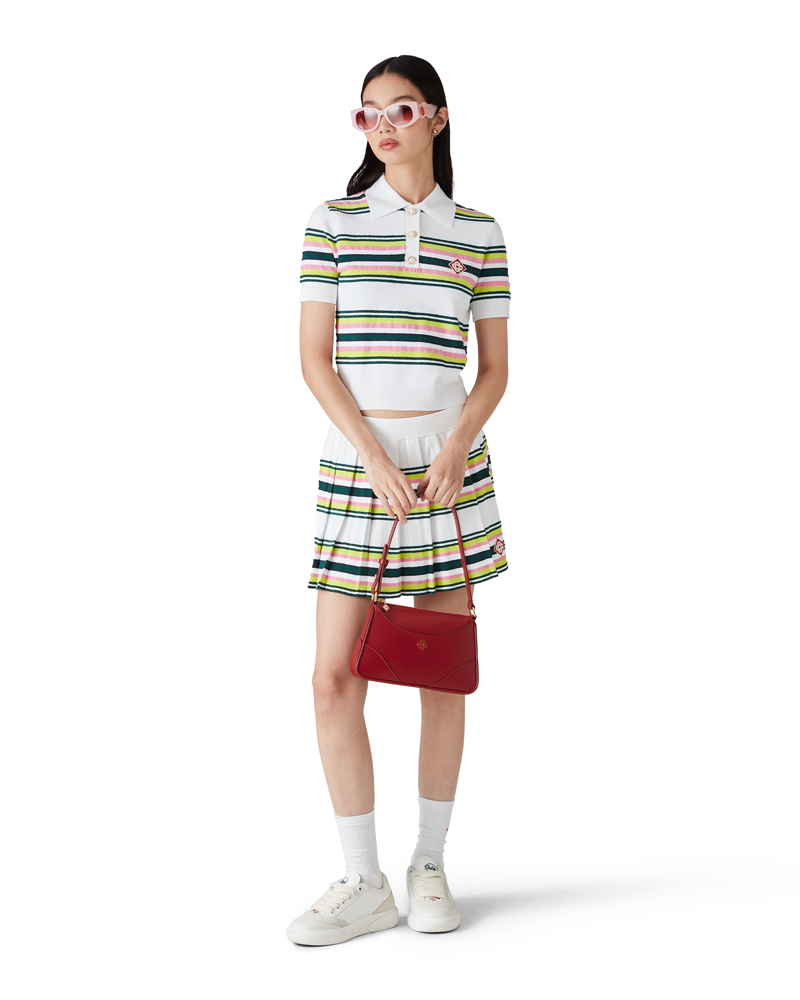 Stripe Polo Shirt - 图片 2