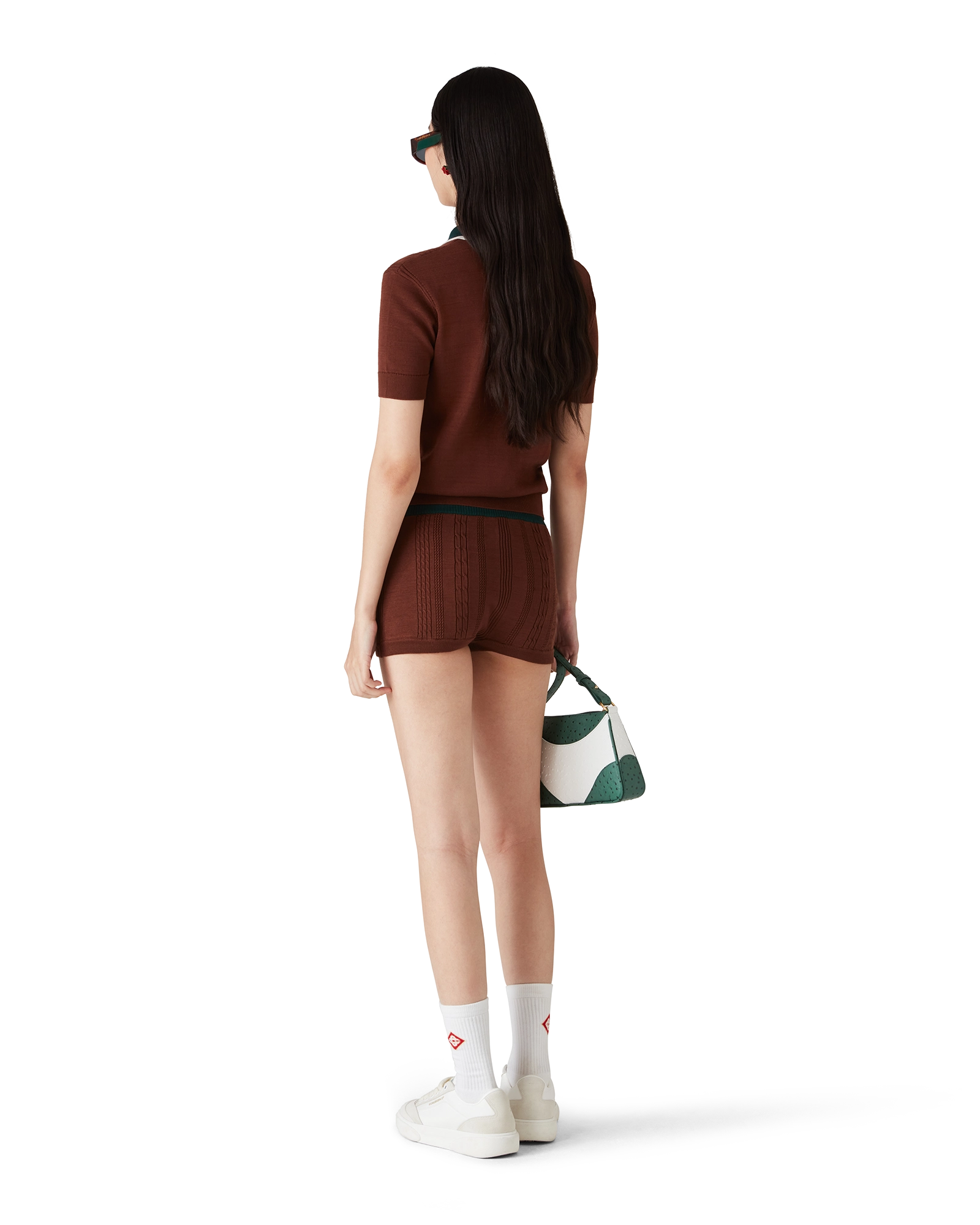 Cable Knit Polo Shirt - 图片 3