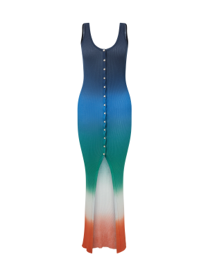 Gradient Rib Dress