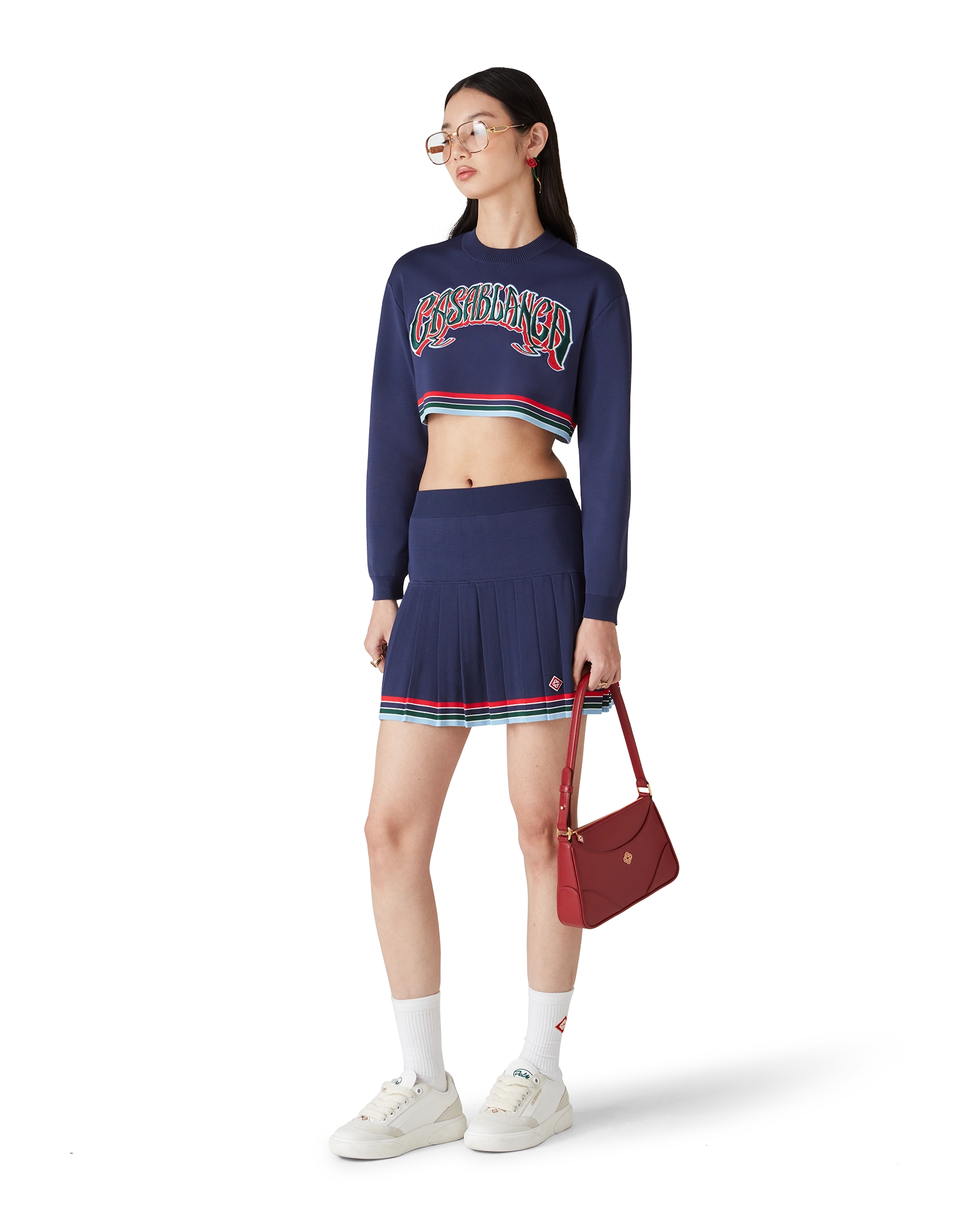 Baseball Cropped Jumper - 图片 2