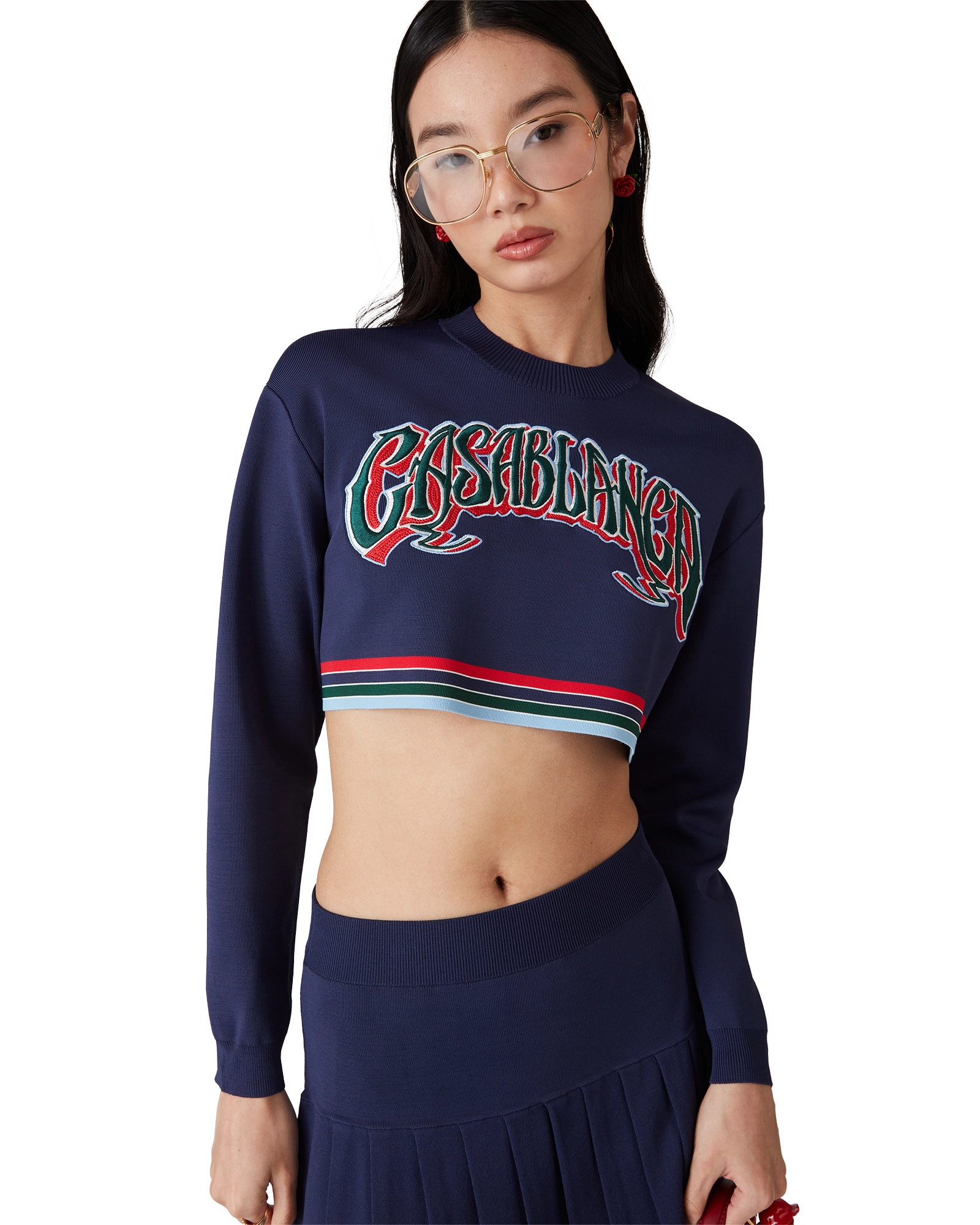 Baseball Cropped Jumper - 图片 4