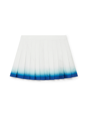 Casa Way Skate Pleated Silk Skirt