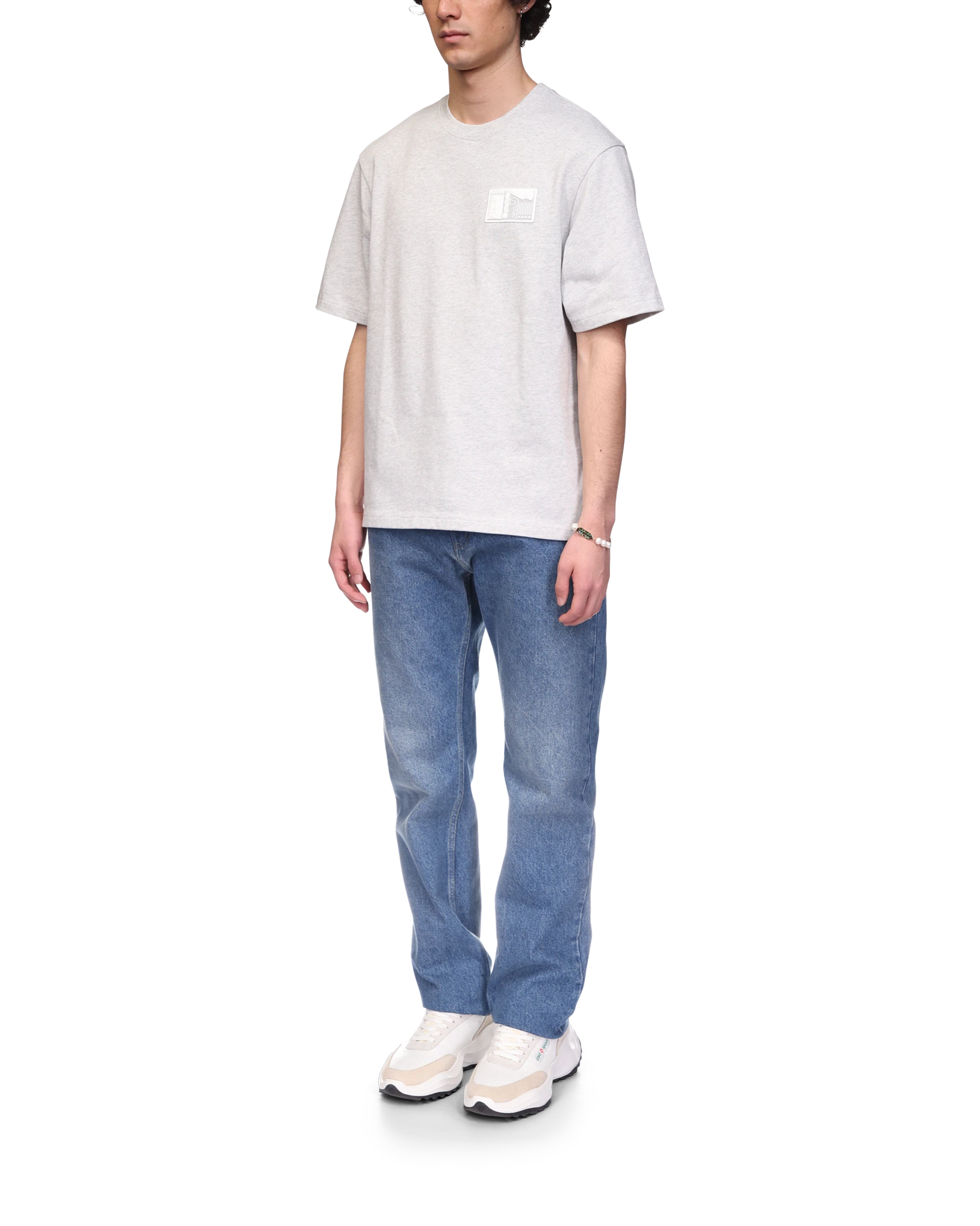 Tennis Statues Oversized Short Sleeve T-Shirt - 图片 3