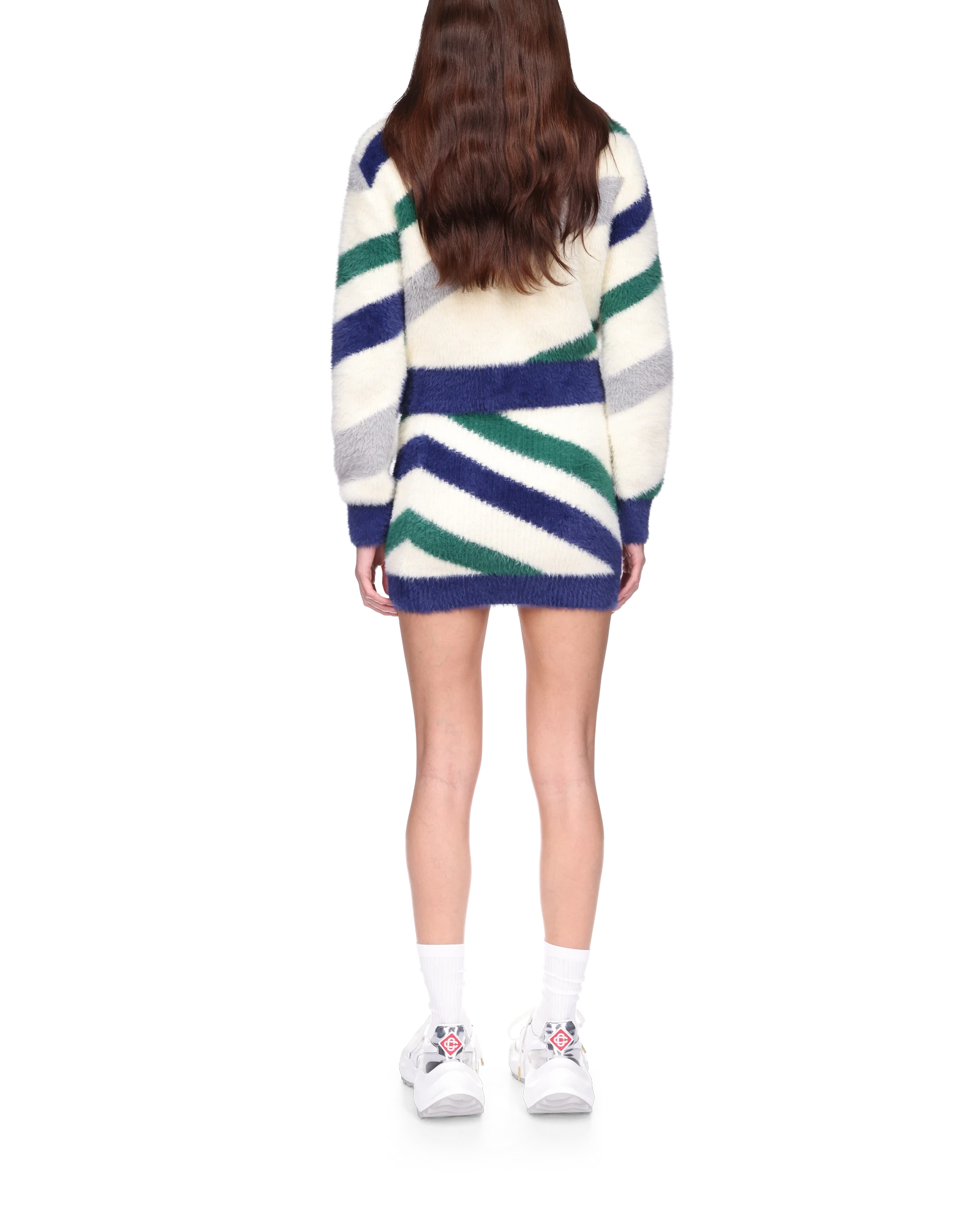 Striped Fluffy Skirt - 图片 4