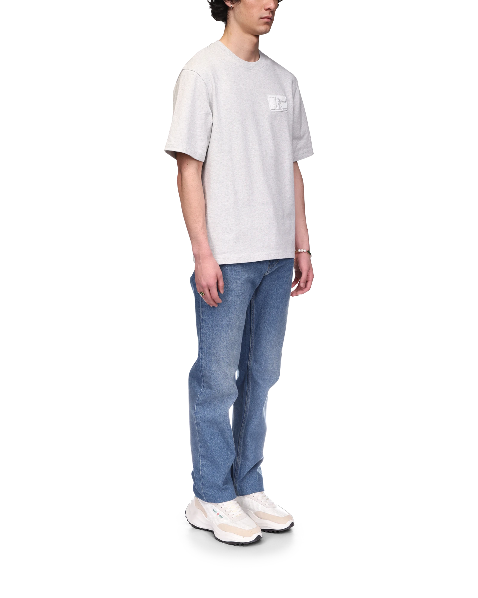 Tennis Statues Oversized Short Sleeve T-Shirt - 图片 5