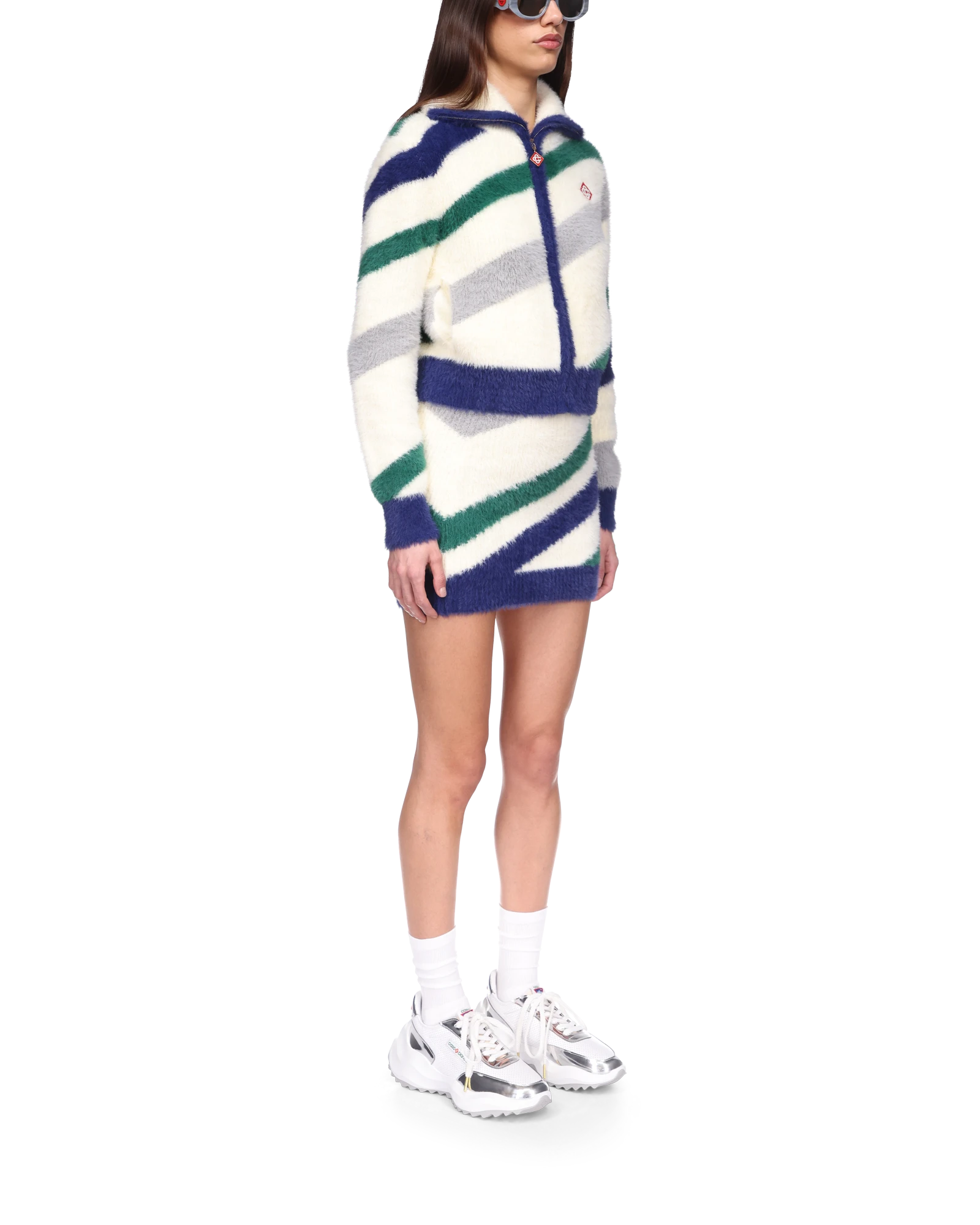 Striped Fluffy Skirt - 图片 5